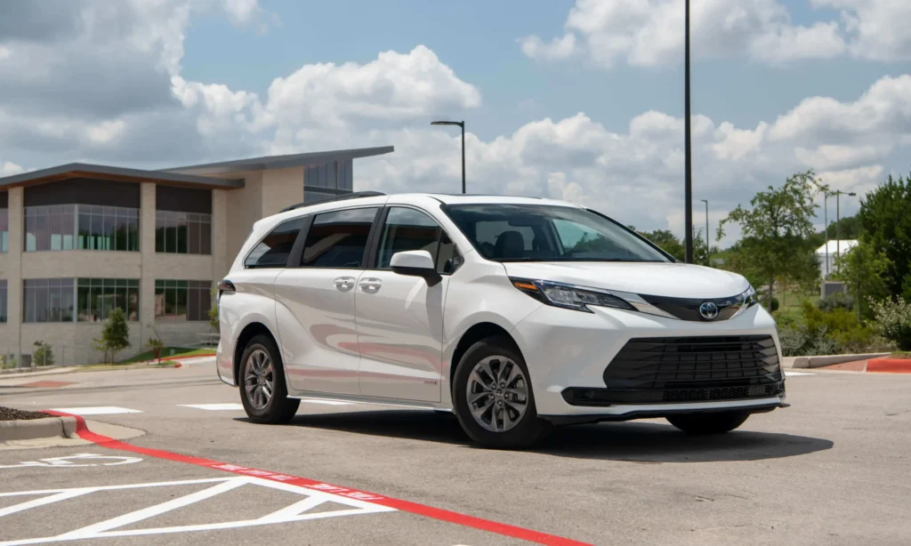 white SUV for airport taxi
