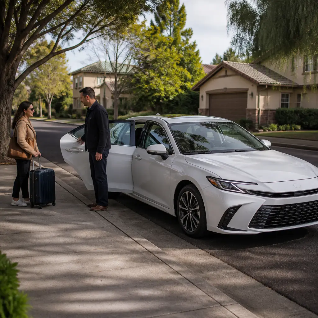 Taxi service in Pleasanton, CA for local pickup and rides