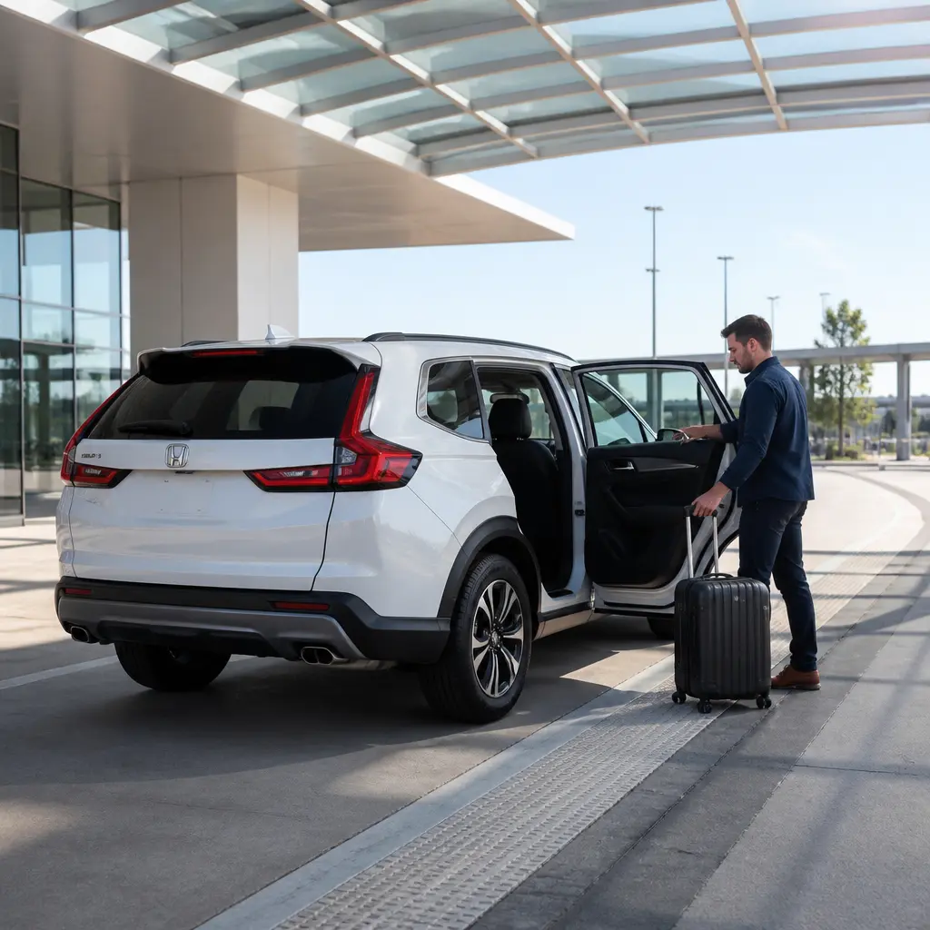 Airport cab for local pickup and drop-off
