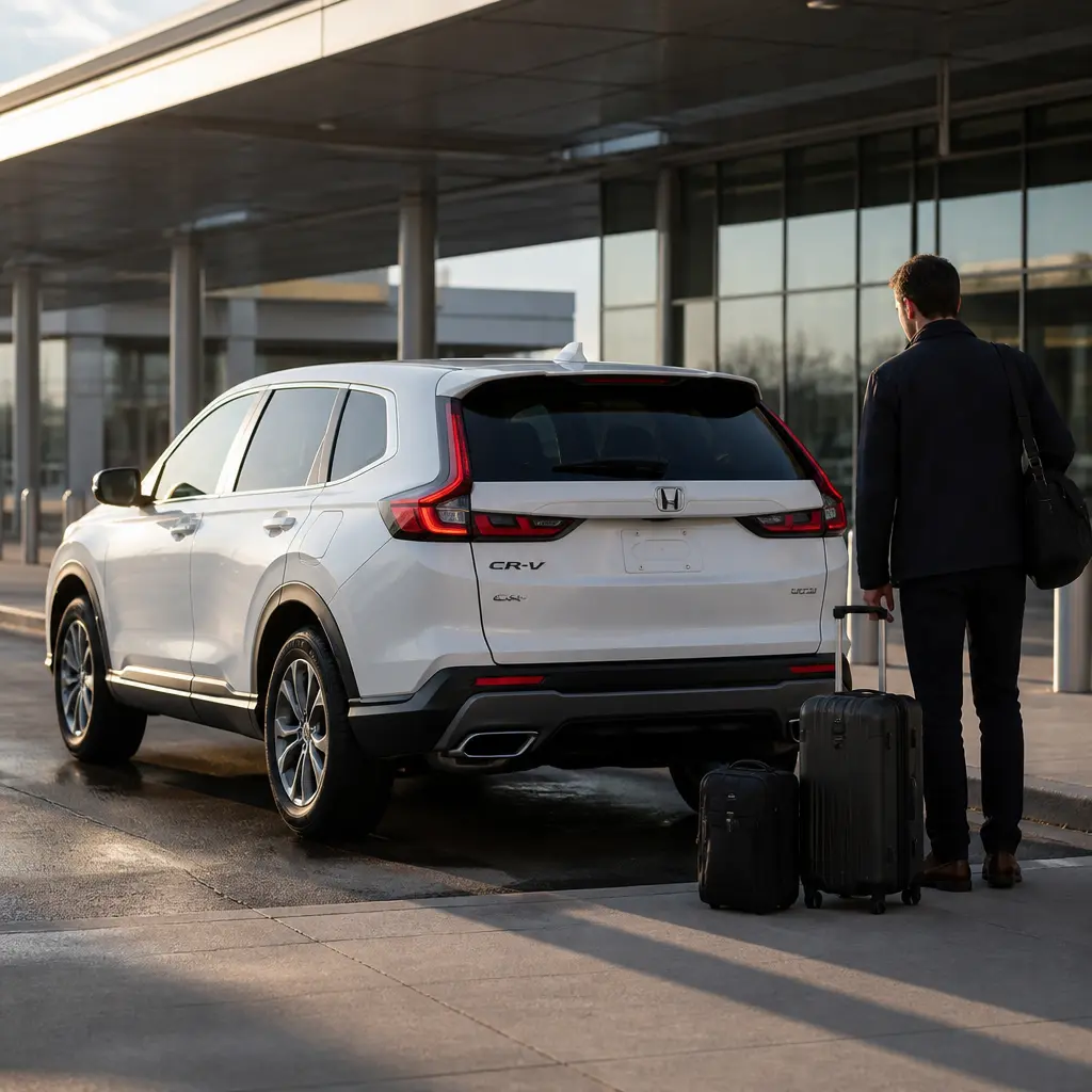 Airport transportation with luggage for a Dublin, CA ride
