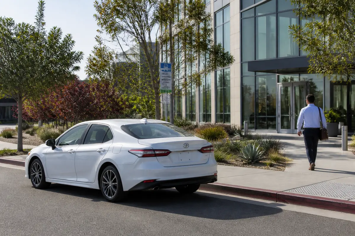 Bishop Ranch Transportation Options: A Practical Guide for Getting Around 6 Traveler with luggage arranging airport transportation from Bishop Ranch