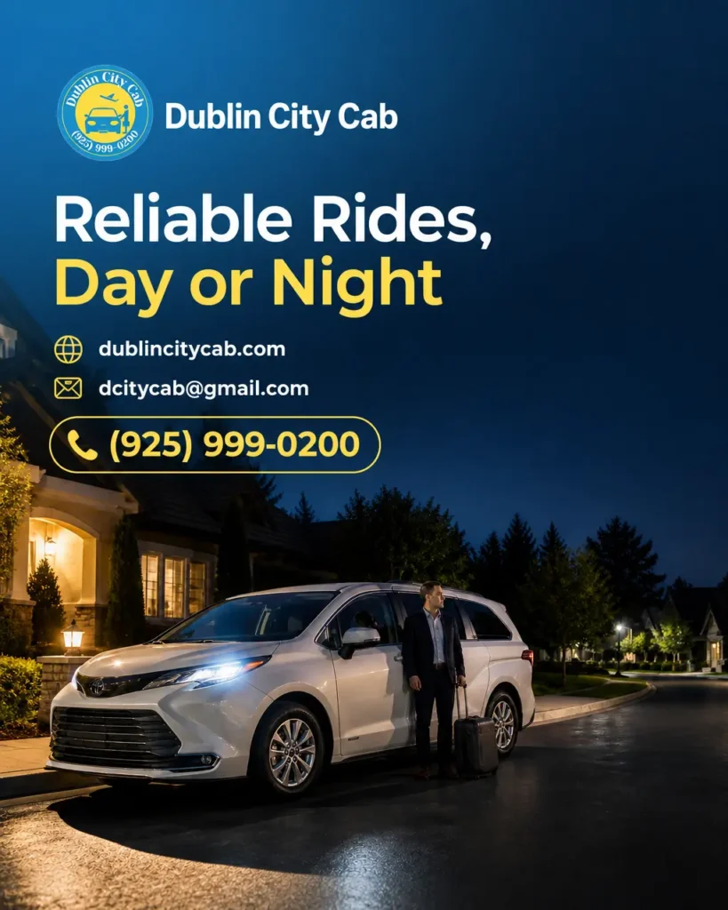 A white 2026 Toyota Sienna at night, representing airport transportation for late flights in Danville.