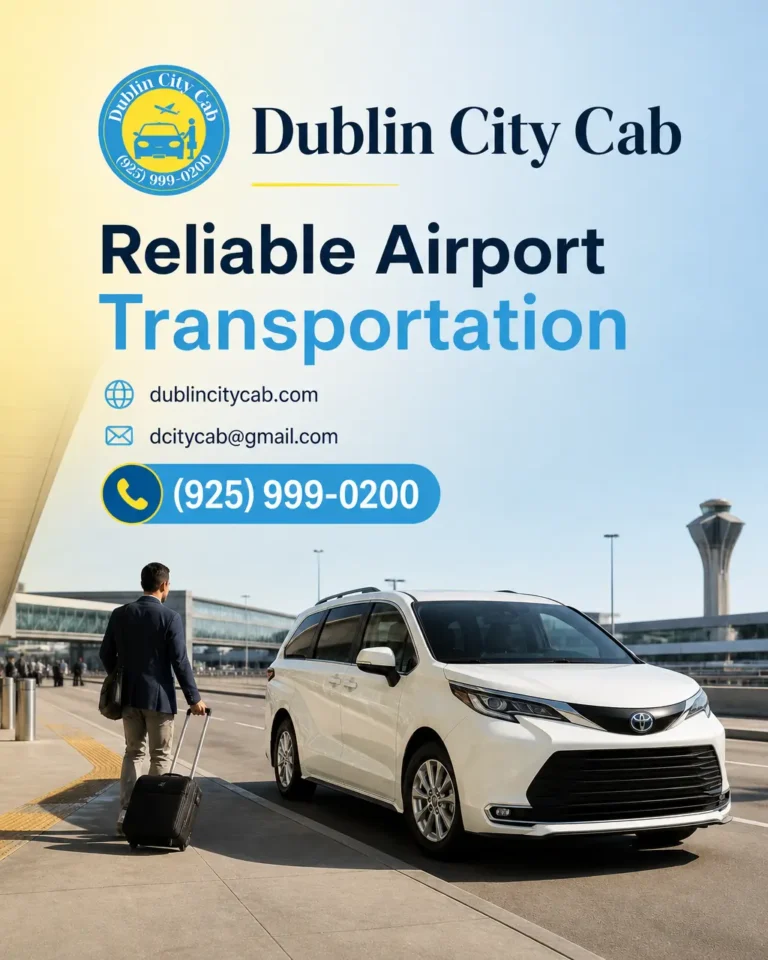 A white airport pickup vehicle near a San Francisco airport terminal curbside area